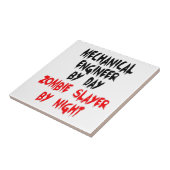 Mechaniker Zombie Slayer Fliese (Seite)