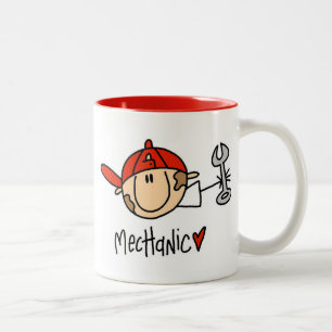Mechaniker Zweifarbige Tasse