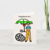 Mechanikkarte für Olive- oder Dunkelhaut Karte (Vorderseite)