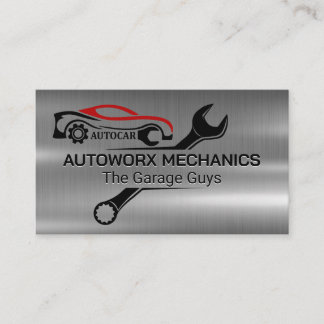 Mechanikschlüssel | Auto | Reparatur Visitenkarte