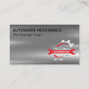 Mechanikschlüssel   Automotive-Logo Visitenkarte