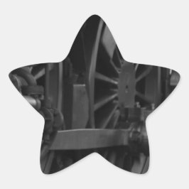 Mechanikschule für Lokomotive Stern-Aufkleber