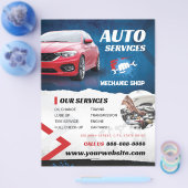 Mechanikshop Auto Services Flyer (Einzeln)