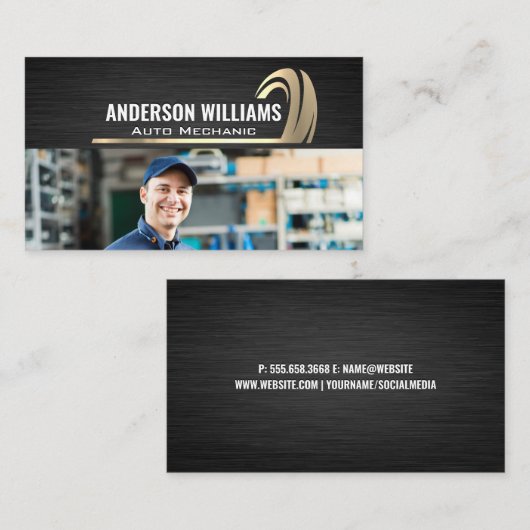 mechanisch | AUTO Visitenkarte (Vorne/Hinten)