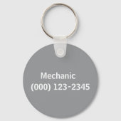 mechanisch bearbeitbar schlüsselanhänger (Rückseite)