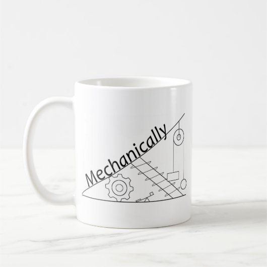 Mechanisch geneigt kaffeetasse (Links)