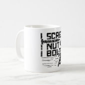 Mechanisch - I-Schrauben I Nut I Bolzen Kaffeetasse (Vorderseite Links)