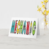 mechanisch karte (Gelbe Blume)