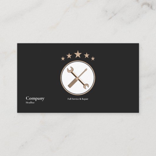 mechanisch visitenkarte (Vorderseite)