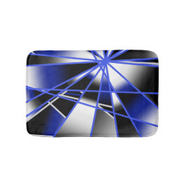 Mechanisch Zeichnend Mosaik mit blauer Farbenfüllu Badematte