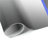 Mechanisch Zeichnend Mosaik mit blauer Farbenfüllu Geschenkpapier (Rolleneckpunkt)