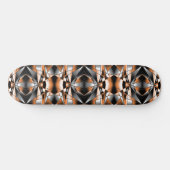 Mechanisch Zeichnend orangefarbene Farbfüllung Skateboard (Horizontal)