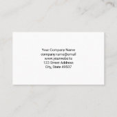 Mechanische Arbeiten am Motor | Car-Logo Visitenkarte (Rückseite)