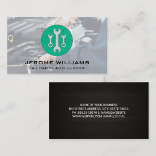 Mechanische Arbeiten am Motor mit Wrench Visitenkarte