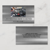 Mechanische Arbeiten am Motor | Techniker Visitenkarte (Vorne/Hinten)