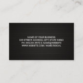 Mechanische Arbeiten am Motor Visitenkarte (Rückseite)