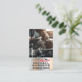 Mechanische Arbeiten am Motor Visitenkarte (Stehend Vorderseite)