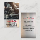 Mechanische Arbeiten am Motor Visitenkarte (Vorne/Hinten)