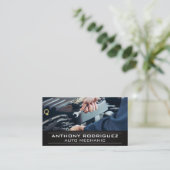 Mechanische Arbeiten am Motor Visitenkarte (Stehend Vorderseite)