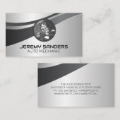 Mechanische Arbeiten an Kraftfahrzeugen | Auto Visitenkarte (Vorne/Hinten)