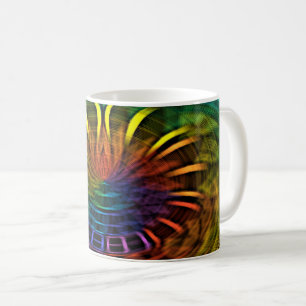Mechanische Arbeiten eines Regenbogens Kaffeetasse
