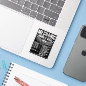 Mechanische Arbeitskräfte für Auto mit geringer St Aufkleber (Laptop mit iPhone)