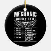 Mechanische Arbeitskräfte für Auto mit geringer St Keramik Ornament (Hinten)