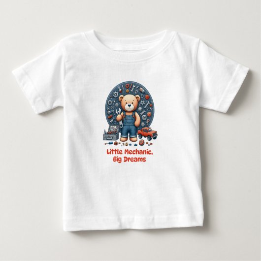 Mechanische Babybekleidung für Jungen/Mädchen Baby T-shirt (Vorderseite)