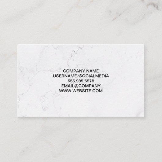 Mechanische Befestigung | Car-Logo Visitenkarte (Rückseite)