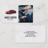 Mechanische Befestigung | Car-Logo Visitenkarte (Vorne/Hinten)