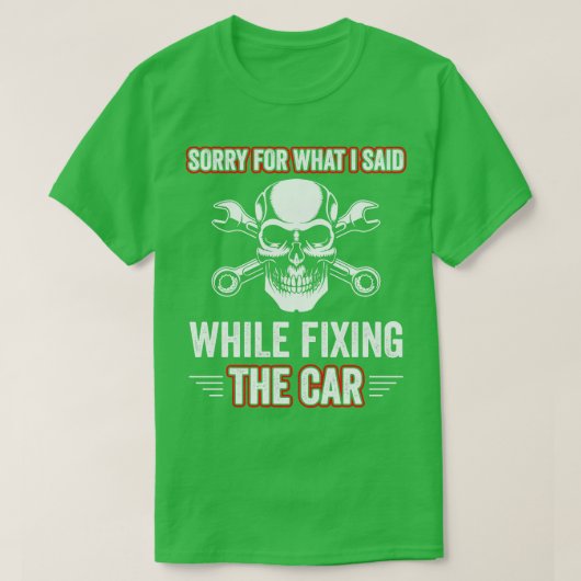 Mechanische Befestigung der Auto T-Shirt (Design vorne)