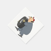 Mechanische Beförderung eines Reifenpapiers Napkin Serviette (Ecke)