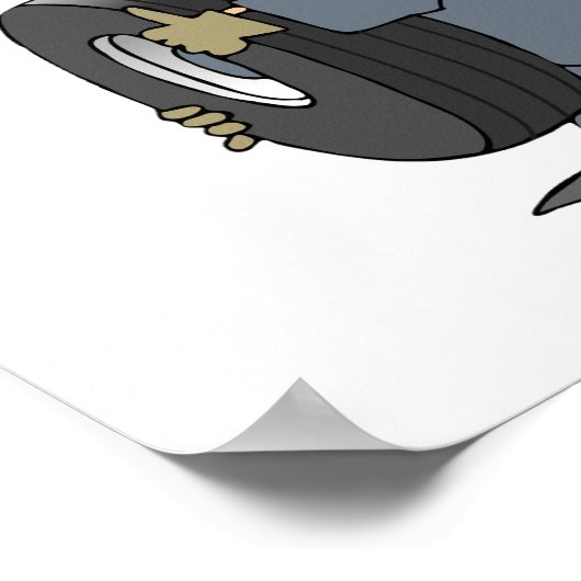 Mechanische Beförderung eines Reifenplakats Poster (Ecke)