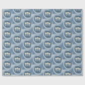 Mechanische Blume Geschenkpapier (Flach)