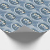 Mechanische Blume Geschenkpapier (Ecke)