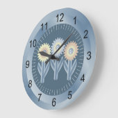 Mechanische Blume Große Wanduhr (Winkel)
