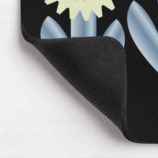 Mechanische Blume Mousepad (Ecke)