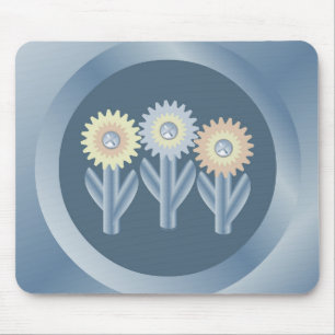 Mechanische Blume Mousepad