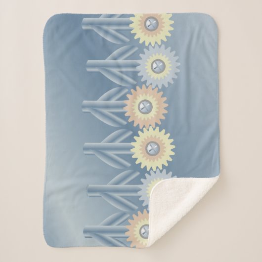 Mechanische Blume Sherpadecke (Vorderseite)