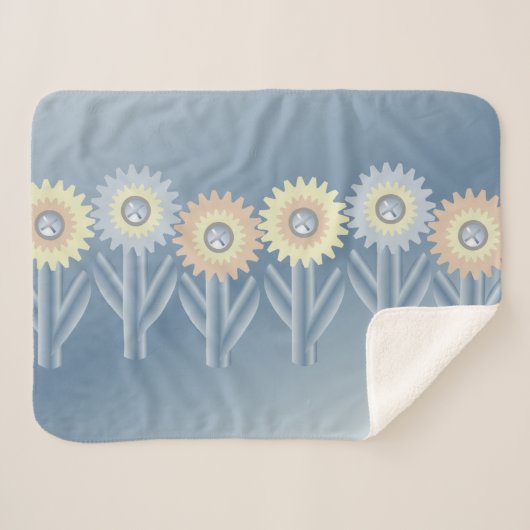 Mechanische Blume Sherpadecke (Vorderseite (Horizontal))