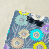 Mechanische Blume Strandhandtuch (Beispiel)