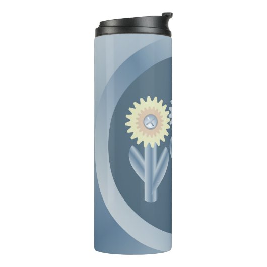 Mechanische Blume Thermosbecher (Nach links gedreht)