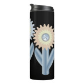 Mechanische Blume Thermosbecher (Nach rechts gedreht)