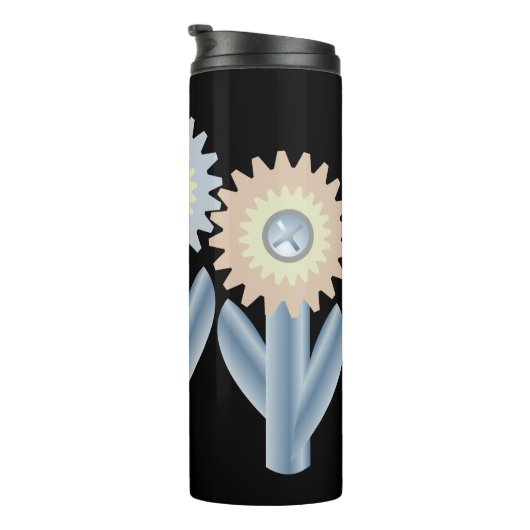 Mechanische Blume Thermosbecher (Nach rechts gedreht)