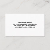 Mechanische Dienste | Blaugraues Metall Visitenkarte (Rückseite)