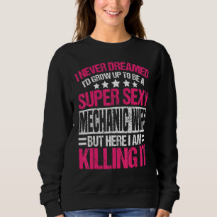 Mechanische Ehefrau Bekleidung Niedliche Ehefrauen Sweatshirt