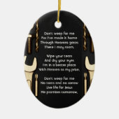 Mechanische Einrichtung für das Gebet im christlic Keramik Ornament (Vorne)