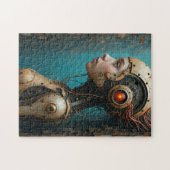 Mechanische Einrichtung von Computermädchen Puzzle (Horizontal)