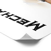 Mechanische Elegance Steampunk Young Woman Poster (Ecke)