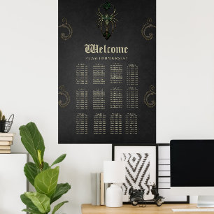 Mechanische Eleganz, die Spinne im Dunkeln Poster